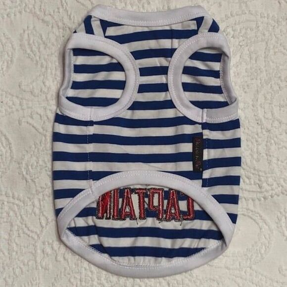 Dog Costume Tee Captain Size Medium - Picture 6 of 6